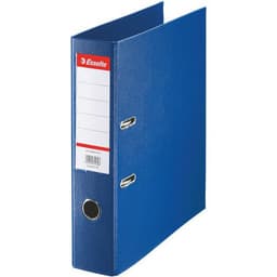 Lot de 10 Classeur à levier polypropylène 75 mm  - Bleu - Esselte - Image principale
