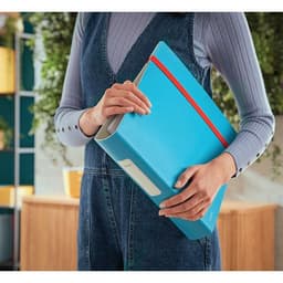 Lot de 6 Classeur levier Active Cosy 65 mm - bleu - Leitz - Image 2