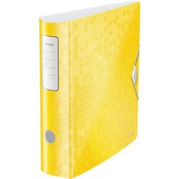 Lot de 10 Classeur Active polyfoam A4 180° 80mm - jaune  - Leitz - Image principale