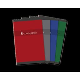 Carnet piqûre 96 pages 9x14 cm NF68 5x5 70g - Image principale