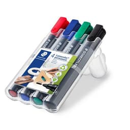 Etui 4 marqueurs permanents pointe ogive Staedtler assortis - Image 4