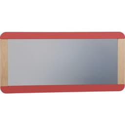 Miroir Lili 120x60 coloris hêtre/corail - Image principale