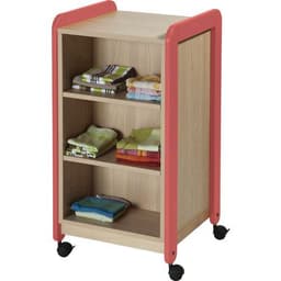 Rangement serviettes ligne Lil bifaces corail - Image 2