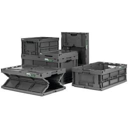 Bac pliant recyclé – Longueur 400 à 600 mm - 20 à 61 L - Image principale