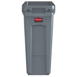 Collecteur Slim Jim® avec conduits d'aération 60 L gris - Rubbermaid - Image principale