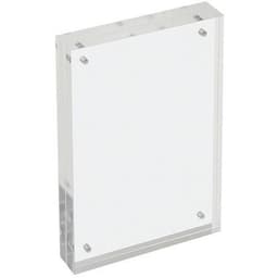 Cadre photo ou affichette magnétique transparent A6- Manutan - Image principale