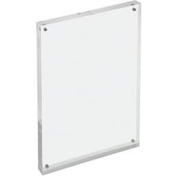 Cadre photo ou affichette magnétique transparent A4- Manutan - Image principale