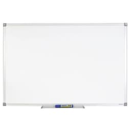 Tableau blanc émaillé 800° magnétique et effaçable à sec. - Image principale