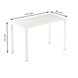 Bureau droit 180x80cm plateau Couleur Easy Office Paperflow - Image 10