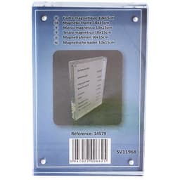 Cadre photo ou affichette magnétique transparent A6- Manutan - Image 3