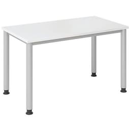 Bureau droit pieds ronds 120 cm - Hammerbacher - Image principale