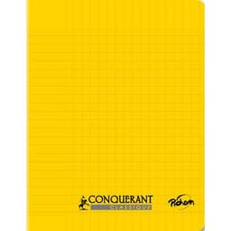 Cahier polypropylène 90g 96 pages seyes 17x22 cm  - jaune - Image principale