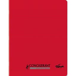 Cahier polypropylène 90g 96 pages seyes 17x22 cm  - rouge - Image principale