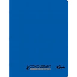 Cahier polypropylène 90g 96 pages seyes 17x22 cm   - bleu - Image principale