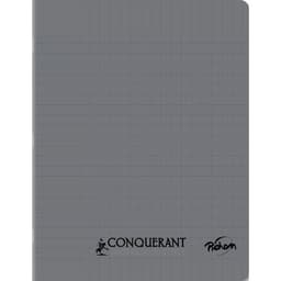 Cahier polypropylène 90g 96 pages seyes 17x22 cm - gris - Image principale