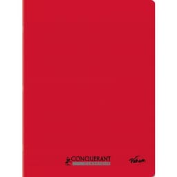 Cahier polypropylène 96 pages 90g seyes 24x32 cm - rouge - Image principale