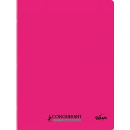Cahier polypropylène 90g 96 pages seyes 24x32 cm - rose - Image principale