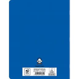 Cahier polypropylène 90g 96 pages seyes 17x22 cm   - bleu - Image 3