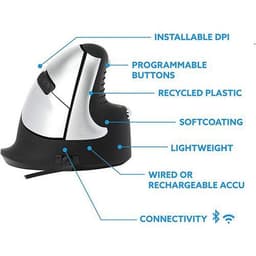 Souris verticale filaire HE Mouse, taille M , droitier - R-Go - Image 4