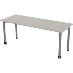 Table mobile Géométra rectangulaire 130x50 cm - Manutan Expert - Image principale