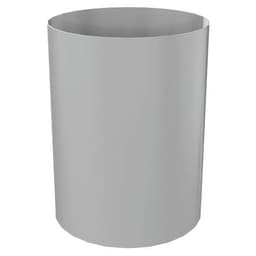 Corbeille à papier Métal 17 L Ø 25,5 cm Gris - Image principale