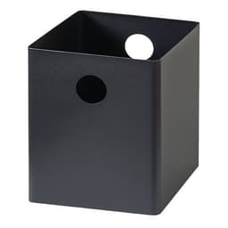 Corbeille à papier 17 L Steel Noir - Image principale