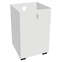 Bac métal pour container de tri 85 litres Blanc - Image principale
