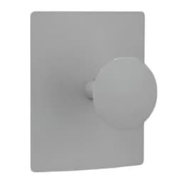 Patère MONTBAZON 1 tête magnétique Gris - Image principale