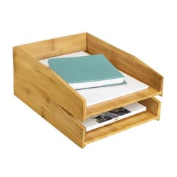 Lot de 2 corbeilles à courrier CEP Silva 24001 en bois -CEP - Image 4