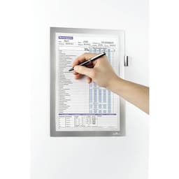 Cadre argent magnétique DURAFRAME® MAGNETIC NOTE A4 - Image 4
