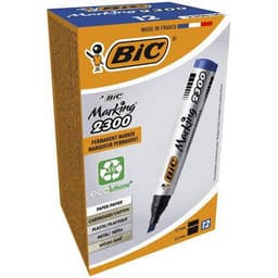 Marqueur permanent pointe biseautée - Bic - Image principale