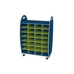 Meuble de rangement à double entrée - Bleu / anis - Image principale
