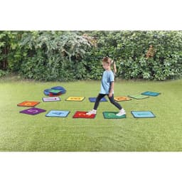 Mini tapis d'extérieur chiffre et couleur - Image principale