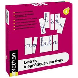 Lettres magnétiques cursives - Image principale