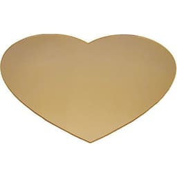 Miroir forme cœur à décorer (Lot de 10) - Image principale