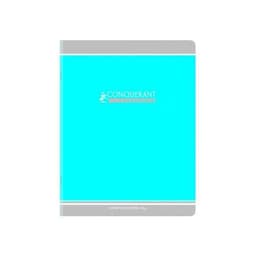CONQUERANT Cahier Classique 17x22cm Grands Carreaux Seyès 60 Pages Agrafées Couverture Carte Recyclée Coloris - Image principale