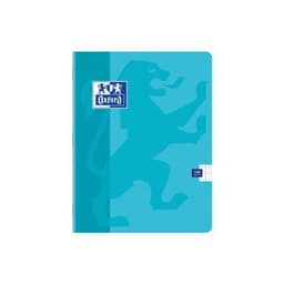 OXFORD Cahier Color Life 17x22cm Grands Carreaux Seyès 140 Pages Agrafées Couverture Carte Coloris Assortis - Image principale
