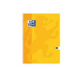 OXFORD Cahier Color Life 24x32cm Grands Carreaux Seyès 96 Pages Agrafées Couverture Carte Jaune - Image principale