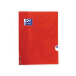 OXFORD Cahier OpenFlex 24x32 Grands Carreaux Seyès 96 Pages Agrafées Couverture Polypro Rouge - Image principale