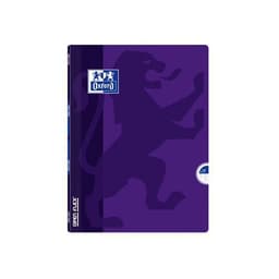 OXFORD Cahier OpenFlex 24x32cm Grands Carreaux Seyès 140 Pages Agrafées Couverture Polypro Coloris Assortis - Image principale