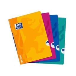 OXFORD Cahier OpenFlex A4 Grands Carreaux Seyès 140 Pages Agrafées Couverture Polypro Coloris Assortis - Image principale