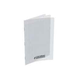 CONQUERANT Cahier Classique A4 Grands Carreaux Seyès 140 Pages Agrafées Couverture Polypro Incolore - Image principale