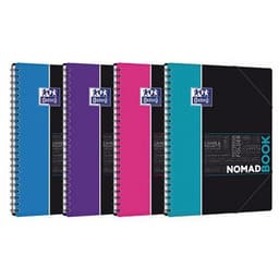 OXFORD Cahier Etudiants Nomadbook A4+ Ligné 7mm 160 Pages Reliure Intégrale Couverture Polypro Coloris Assorti - Image principale