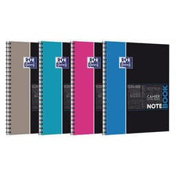 OXFORD Cahier Etudiants Notebook A4+ Ligné 7mm 160 Pages Reliure Intégrale Couverture Carte Coloris Assortis - Image principale