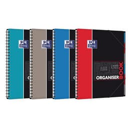 OXFORD Cahier Etudiants Organiserbook A4+ Grands Carreaux Seyès 160 Pages Reliure Intégrale Couverture Polypro - Image principale
