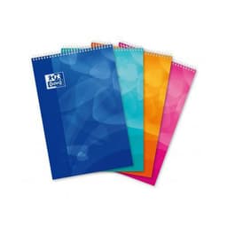 OXFORD Bloc-Notes Lagoon A4+ Grands Carreaux Seyès 160 Pages Reliure Intégrale Couverture Polypro Coloris Asso - Image principale