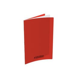 CONQUERANT Cahier Classique A4 Petits Carreaux 5mm 96 Pages Agrafées Couverture Polypro Rouge - Image principale