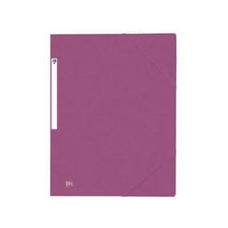 OXFORD Chemise 3 Rabats Top File + A4 avec Elastique Couverture Carte Prune - Image principale