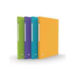 OXFORD Classeur Memphis A4 Dos 20mm 4 Anneaux Ronds Couverture Polypro Coloris Assortis - Image principale