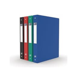 OXFORD Classeur Memphis A4 Dos 40mm 4 Anneaux Ronds Couverture Polypro Coloris Assortis - Image principale